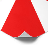 De stijgende zonvlag poster (Hoek)