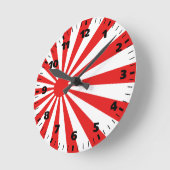 De stijgende zonvlag ronde klok (Hoek)