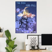 De stijging en Herfst van de sanctiemoon Poster (Thuiskantoor)