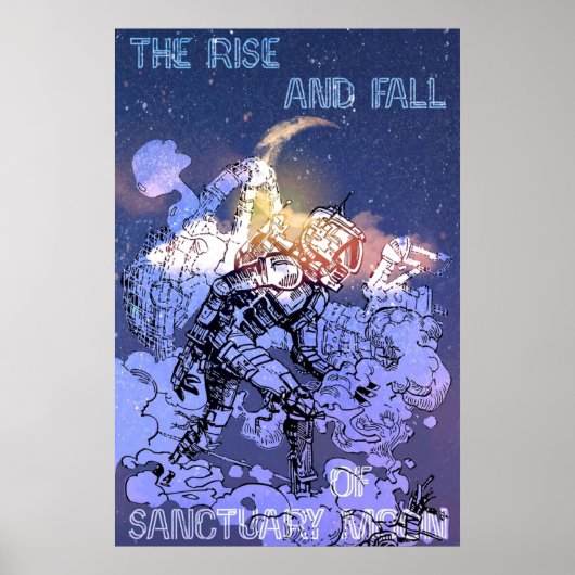 De stijging en Herfst van de sanctiemoon Poster (Voorkant)