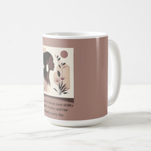 De stijging is sterker koffiemok (Voorkant rechts)