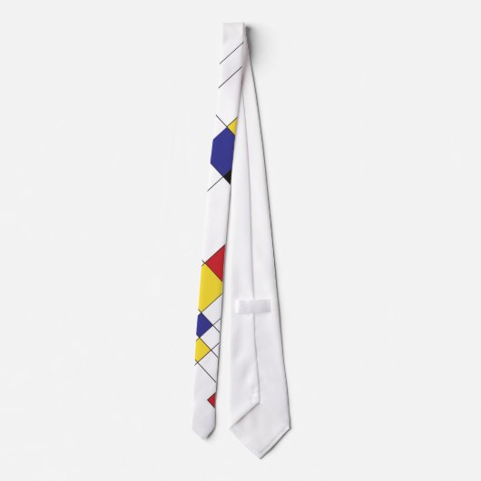 De Stijl Art Stropdas (Achterkant)