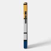 De Stijl inspireerde primair gekleurde vierkanten  Case-Mate iPhone Case (Achterkant / Links)
