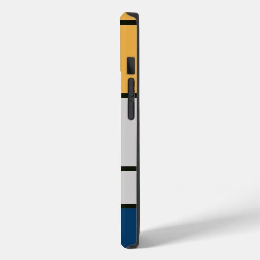 De Stijl inspireerde primair gekleurde vierkanten  Case-Mate iPhone Case (Achterkant / Links)