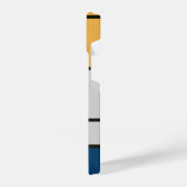 De Stijl inspireerde primair gekleurde vierkanten  iPhone Hoesje (Linkerkant)