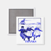 De Stijl Nederlandse Kinderen van de schrapping op Magneet (Voorkant / Achterkant)