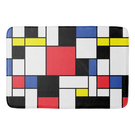De Stijl Neoplastic Art Badmat (Voorkant)