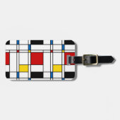 De Stijl Pattern Bagagelabel (Voorkant horizontaal)