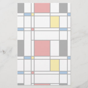De Stijl Pattern Briefpapier