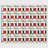 De Stijl Pattern Cadeaupapier (Vlak)