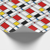 De Stijl Pattern Cadeaupapier (Hoek)