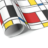 De Stijl Pattern Cadeaupapier (Rol Hoek)