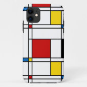 De Stijl Pattern Case-Mate iPhone Case (Achterkant)