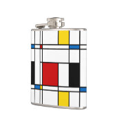 De Stijl Pattern Heupfles (Links)