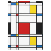 De Stijl Pattern Klembord (Achterkant)