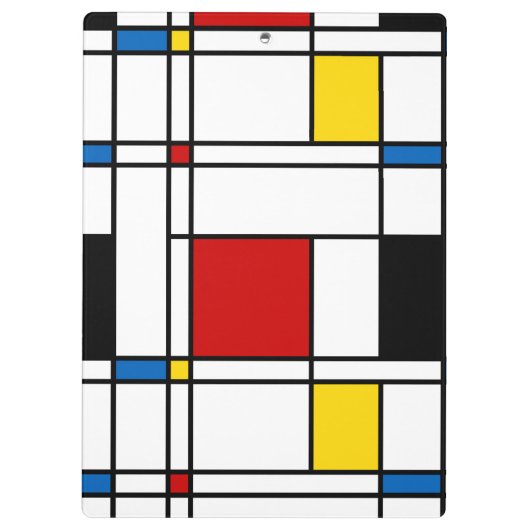 De Stijl Pattern Klembord (Achterkant)