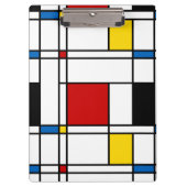 De Stijl Pattern Klembord (Voorkant)