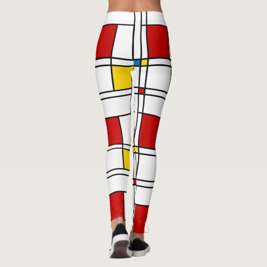 De Stijl Pattern Leggings (Achterkant)