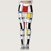 De Stijl Pattern Leggings (Voorkant)