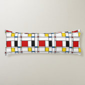 De Stijl Pattern Lichaamskussen (Voorkant)