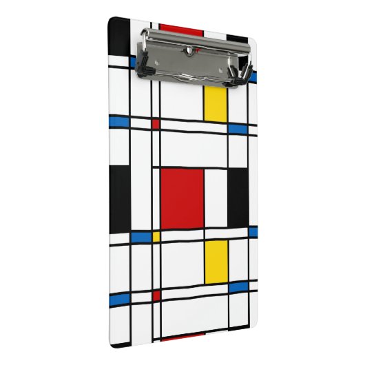 De Stijl Pattern Mini Klembord (Schuin)