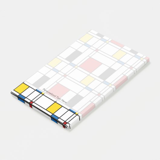 De Stijl Pattern Post-it® Notes (Schuin)