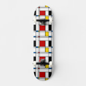 De Stijl Pattern Skateboard (Voorkant)