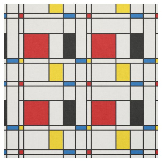 De Stijl Pattern Stof (Swatch)