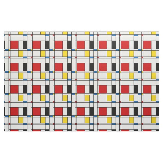 De Stijl Pattern Stof (Fat Quarter)
