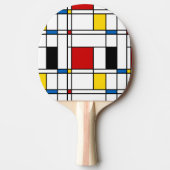 De Stijl Pattern Tafeltennisbatje (Voorkant)