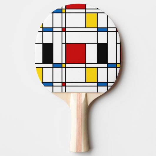 De Stijl Pattern Tafeltennisbatje (Voorkant)