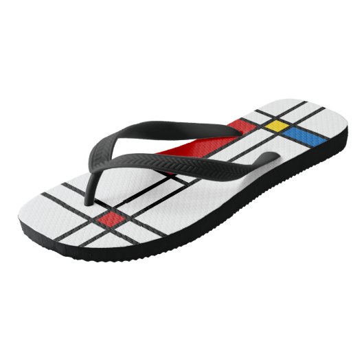 De Stijl Pattern Teenslippers (Schuin)