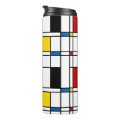 De Stijl Pattern Thermosbeker (Geroteerd rechts)