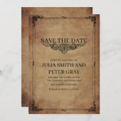 De  stijl sparen de Datum  Kaart (Voorkant / Achterkant)