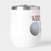 De stijl van de douanewaterfles: Stemless wijntuim (Voorkant)