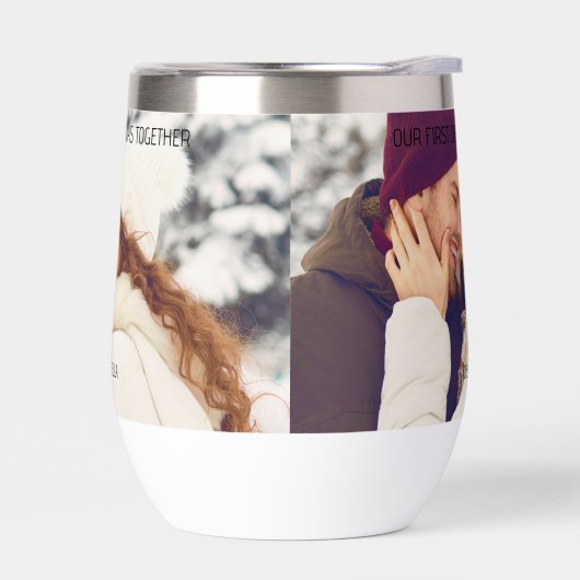 De stijl van de douanewaterfles: Stemless wijntuim (Links)