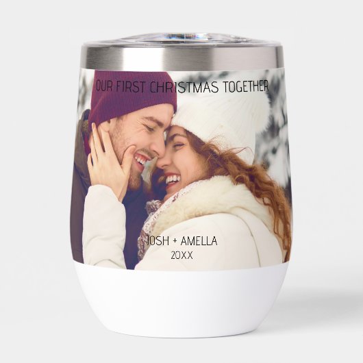 De stijl van de douanewaterfles: Stemless wijntuim (Voorkant)