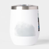 De stijl van de douanewaterfles: Stemless wijntuim (Voorkant)