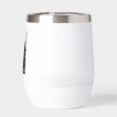 De stijl van de douanewaterfles: Stemless wijntuim (Achterkant)