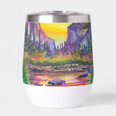 De stijl van de douanewaterfles: Stemless wijntuim (Voorkant)