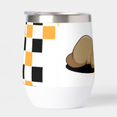 De stijl van de douanewaterfles: Stemless wijntuim (Rechts)