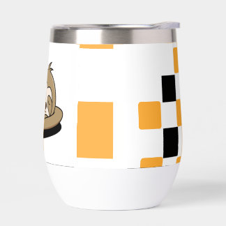 De stijl van de douanewaterfles: Stemless wijntuim