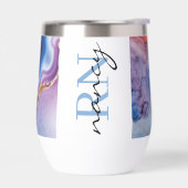 De stijl van de douanewaterfles: Stemless wijntuim (Links)