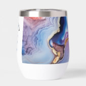 De stijl van de douanewaterfles: Stemless wijntuim (Achterkant)