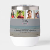 De stijl van de douanewaterfles: Stemless wijntuim (Voorkant)