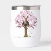 De stijl van de douanewaterfles: Stemless wijntuim (Links)