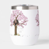 De stijl van de douanewaterfles: Stemless wijntuim (Voorkant)