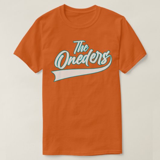 De stijl van de Oneders Neon T-shirt (Design voorkant)