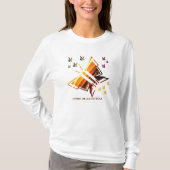 De stijl van de vlinderliefhebber t-shirt (Voorkant)