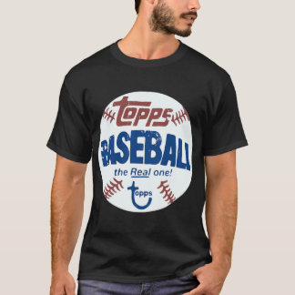 De  stijl van het Baseball van Topps de echte Één  T-shirt